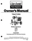 Preview: Owner's Manual