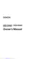 Preview: Owner's Manual
