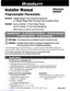 Preview: Installer Manual