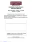Preview: Installation Instructions And Operating Manual