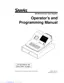 Preview: Operator's And Programming Manual