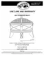 Preview: Product Use, Care And Service Warranty Instructions