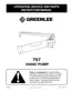 Preview: Operation, Service And Parts Instruction Manual