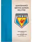Preview: Maintenance Service Manual