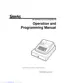 Preview: Operation And Programming Manual