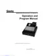 Preview: Operation And Program Manual