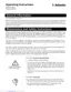 Preview: Operating Instructions