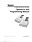 Preview: Operator's And Programming Manual