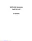 Preview: Service Manual And Parts List