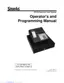 Preview: Operator's And Programming Manual