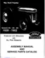Preview: Assembly Manual And Service Parts Catalog