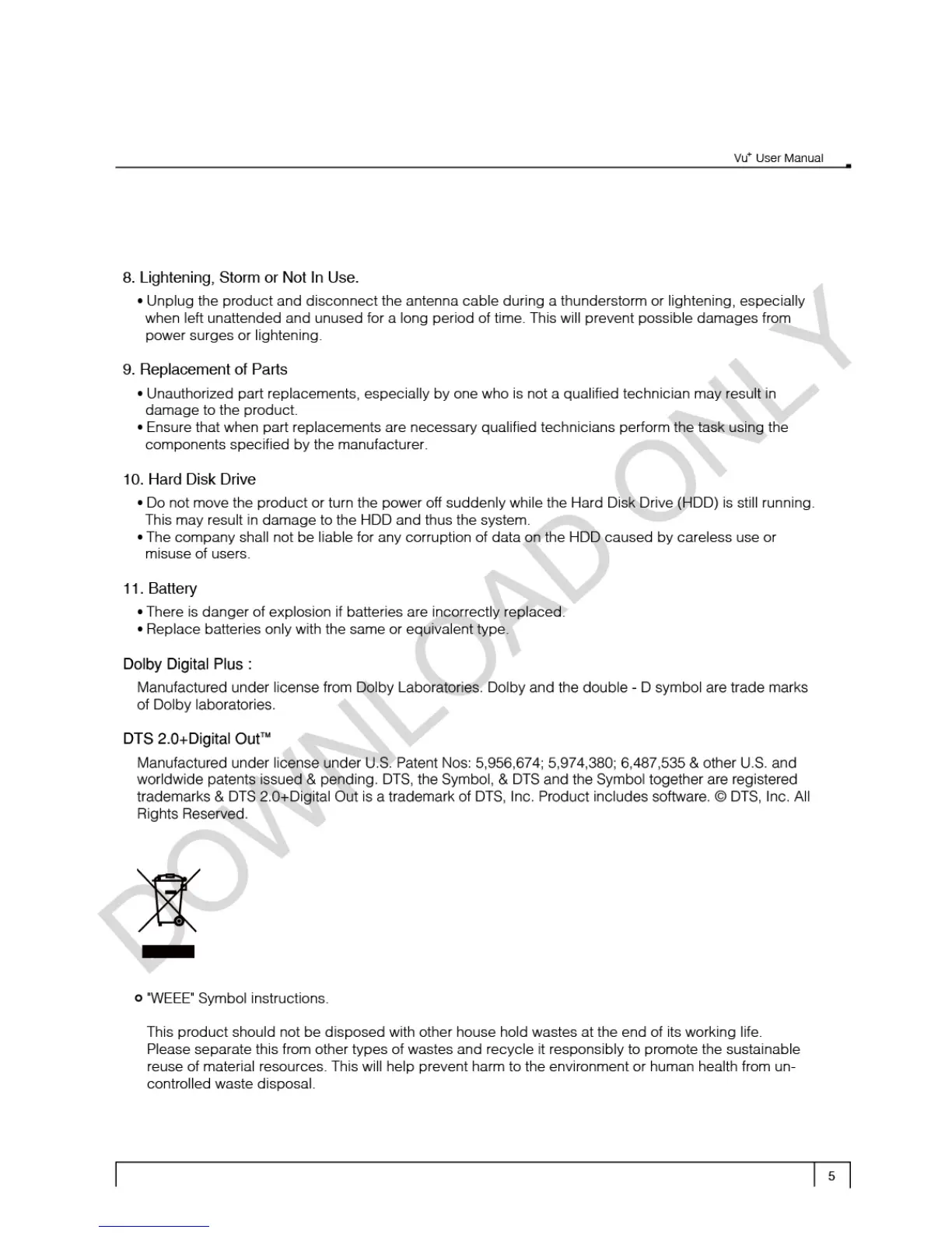 Page #5 background image