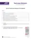 Preview: Technical Bulletin