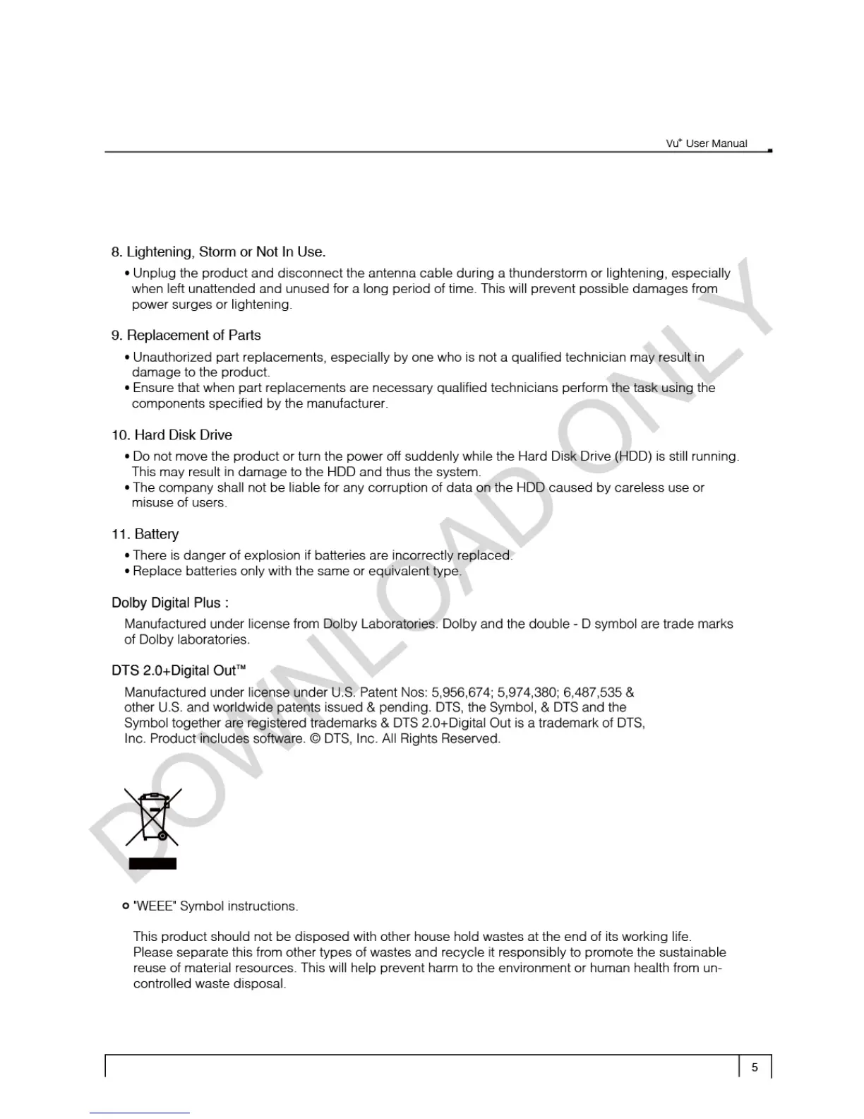 Page #5 background image