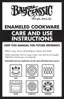 Preview: Care And Use Instructions