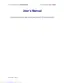 Preview: User Manual