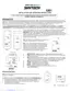Preview: Installation And Operating Instruction Manual