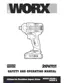 Preview: Safety And Operating Manual
