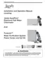 Preview: Installation And Operation Manual