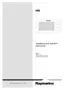 Preview: Installation And Operation Instruction Manual