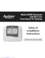 Preview: Safety & Installation Instructions