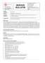 Preview: Service Bulletin