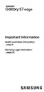 Preview: Important Information