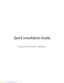 Preview: Quick Installation Guide