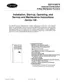 Preview: Installation, Start-Up, Operating And Service And Maintenance Instructions