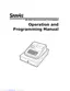 Preview: Operation And Programming Manual