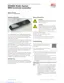 Preview: Operating And Installation Instructions