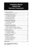 Preview: Installation Manual