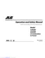 Preview: Operation And Safety Manual