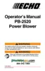Preview: Operator's Manual
