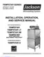 Preview: Installation, Operation And Service Manual