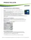 Preview: Product Bulletin