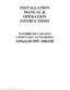 Preview: Installation Manual & Operation Instructions