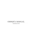Preview: Owner's Manual