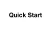 Preview: Quick Start