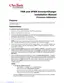 Preview: Installation Manual