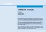 Preview: Owner's Manual