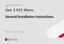 Preview: General Installation Instructions