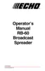 Preview: Operator's Manual