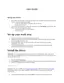 Preview: User Guide