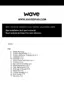 Preview: Installation And User Manual