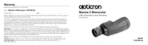 Preview: User Instructions And Warranty