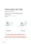 Preview: Instructions For Use