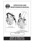Preview: Operation And Maintenance Manual