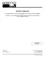 Preview: Owner's Manual