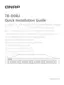 Preview: Quick Installation Guide